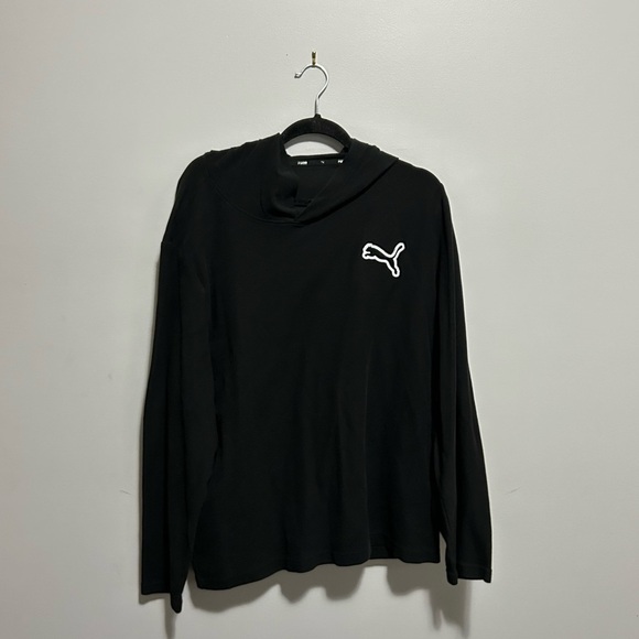Puma Black Long Sleeve  Waffle Shirt - Picture 1 of 4